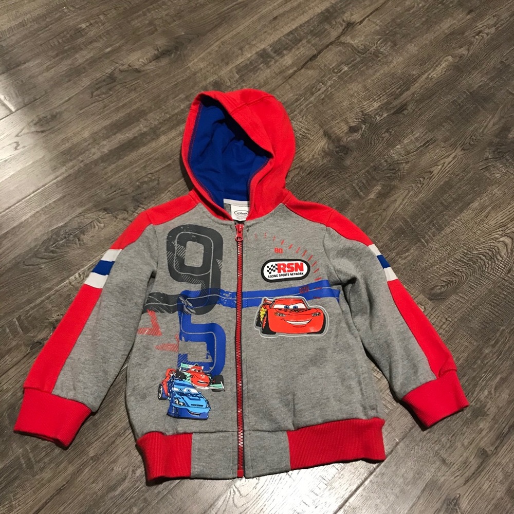 NWOT Disney Cars sweater 3T